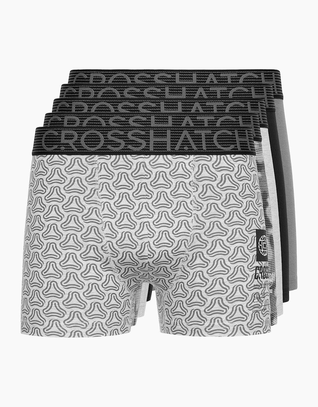 Crosshatch Mens Buzzard Boxer Shorts (Pack of 5), 6 of 5