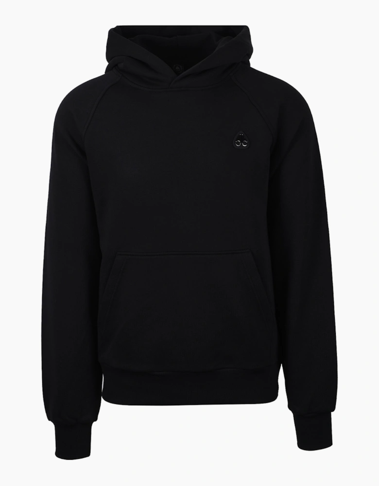 MOOSE KNUCKLES HOODED TOP BLACK