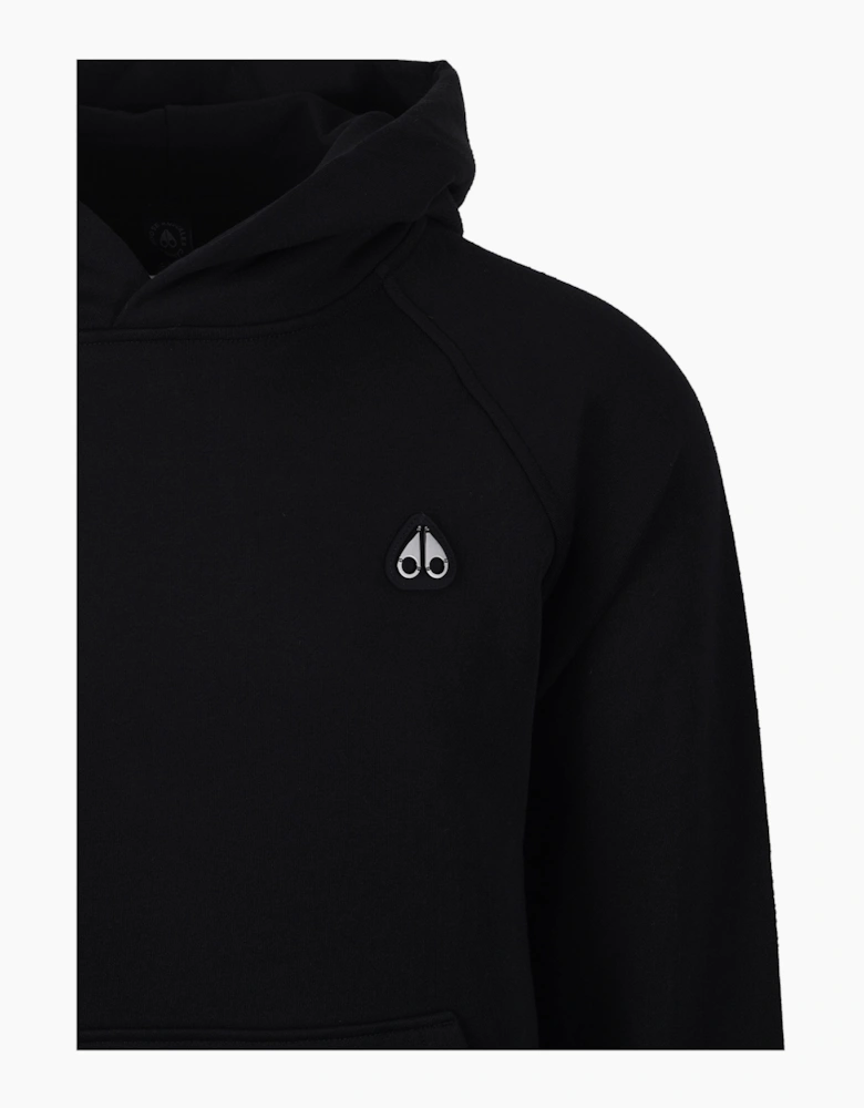 MOOSE KNUCKLES HOODED TOP BLACK