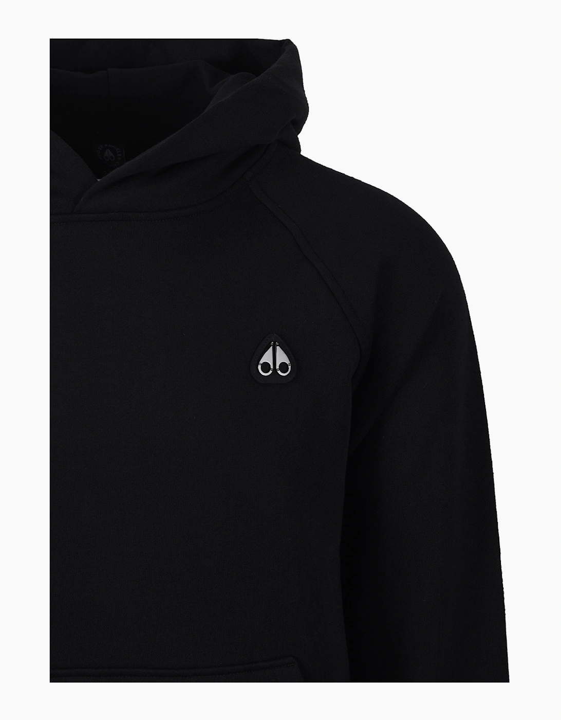 MOOSE KNUCKLES HOODED TOP BLACK