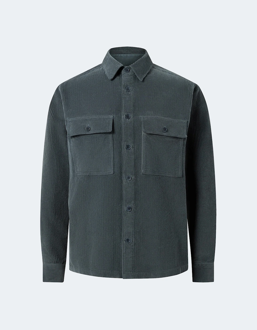Ravine Corduory Overshirt Petrol Blue, 7 of 6