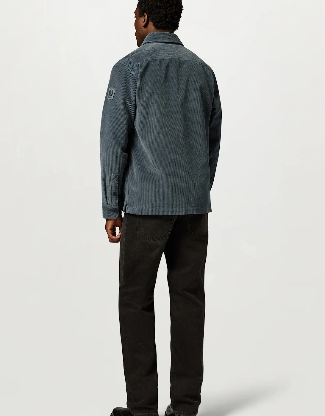 Ravine Corduory Overshirt Petrol Blue