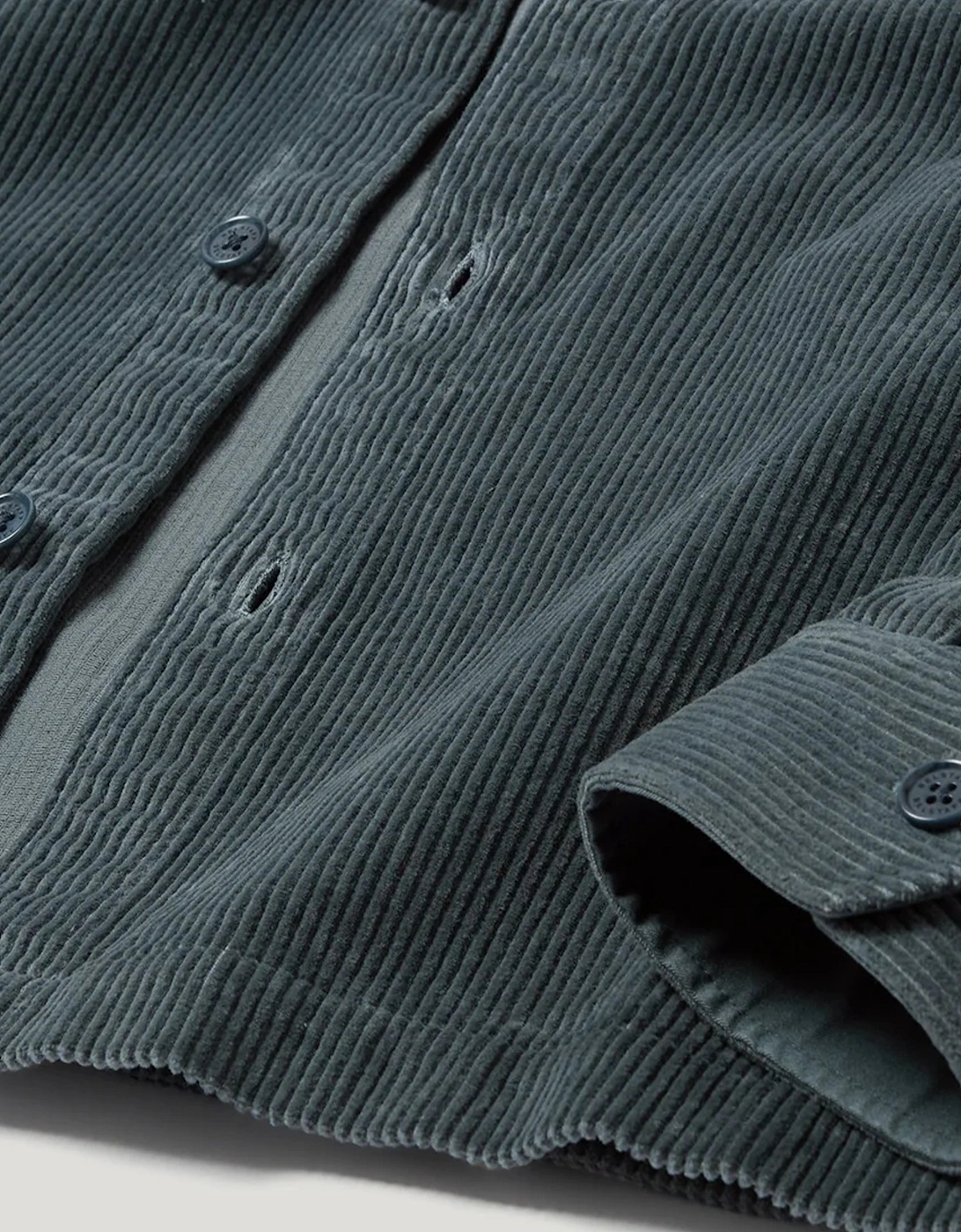Ravine Corduory Overshirt Petrol Blue