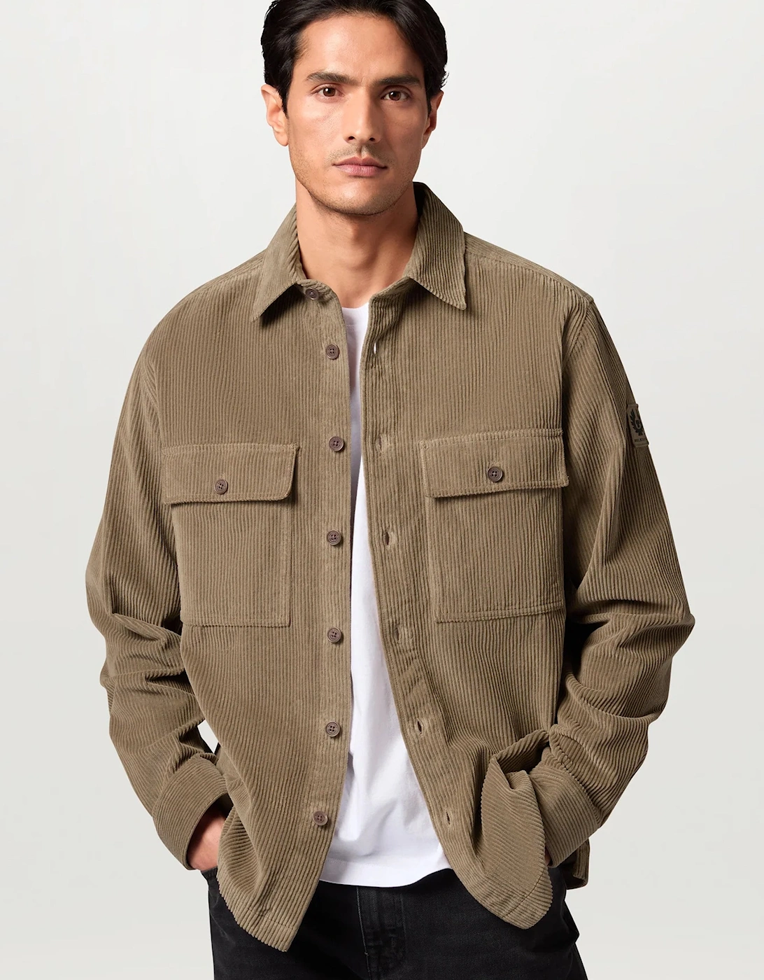 Ravine Corduory Overshirt Taupe