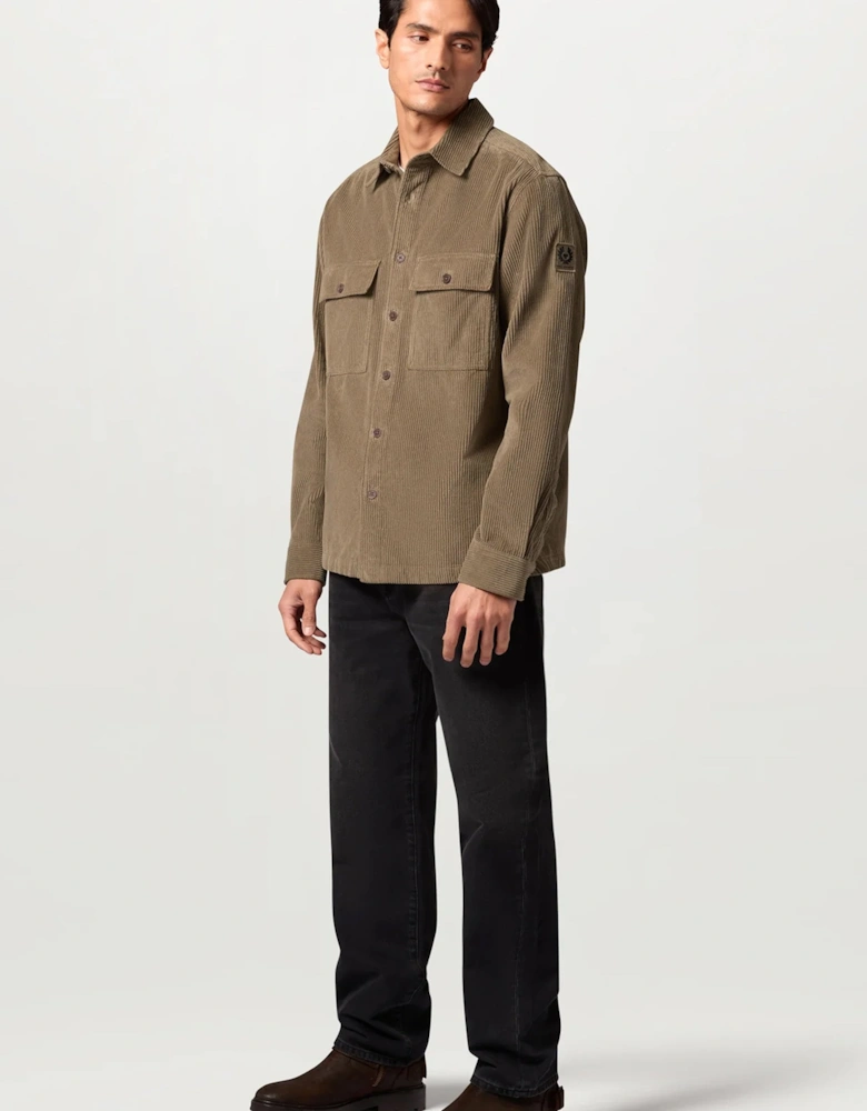 Ravine Corduory Overshirt Taupe