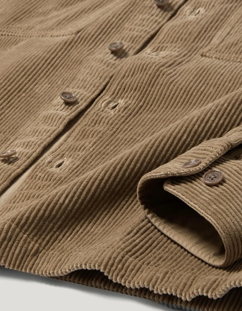 Ravine Corduory Overshirt Taupe