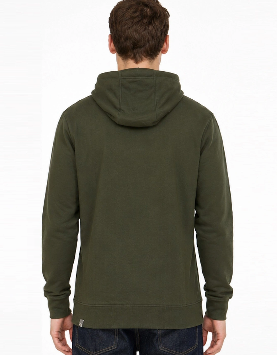 The North Face Men's Drew Peak Pullover Hoodie in Khaki Green