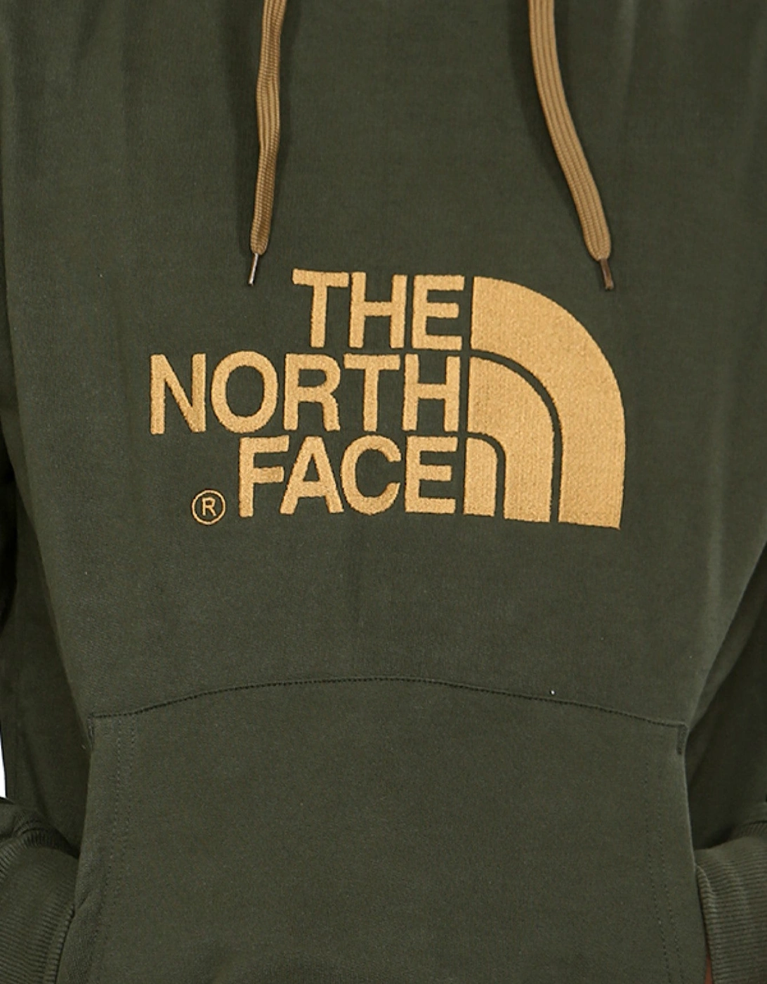 The North Face Men's Drew Peak Pullover Hoodie in Khaki Green