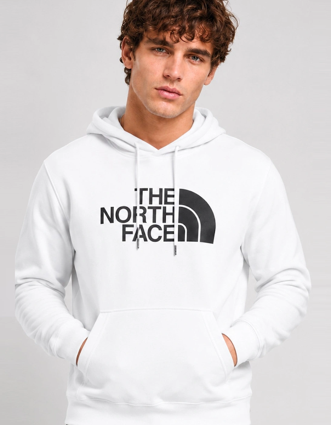 The North Face Men's Standard Half Dome Pullover Hoodie in White