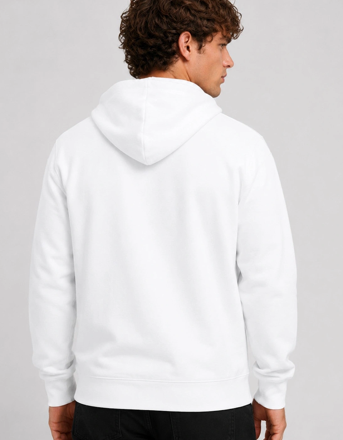 The North Face Men's Standard Half Dome Pullover Hoodie in White