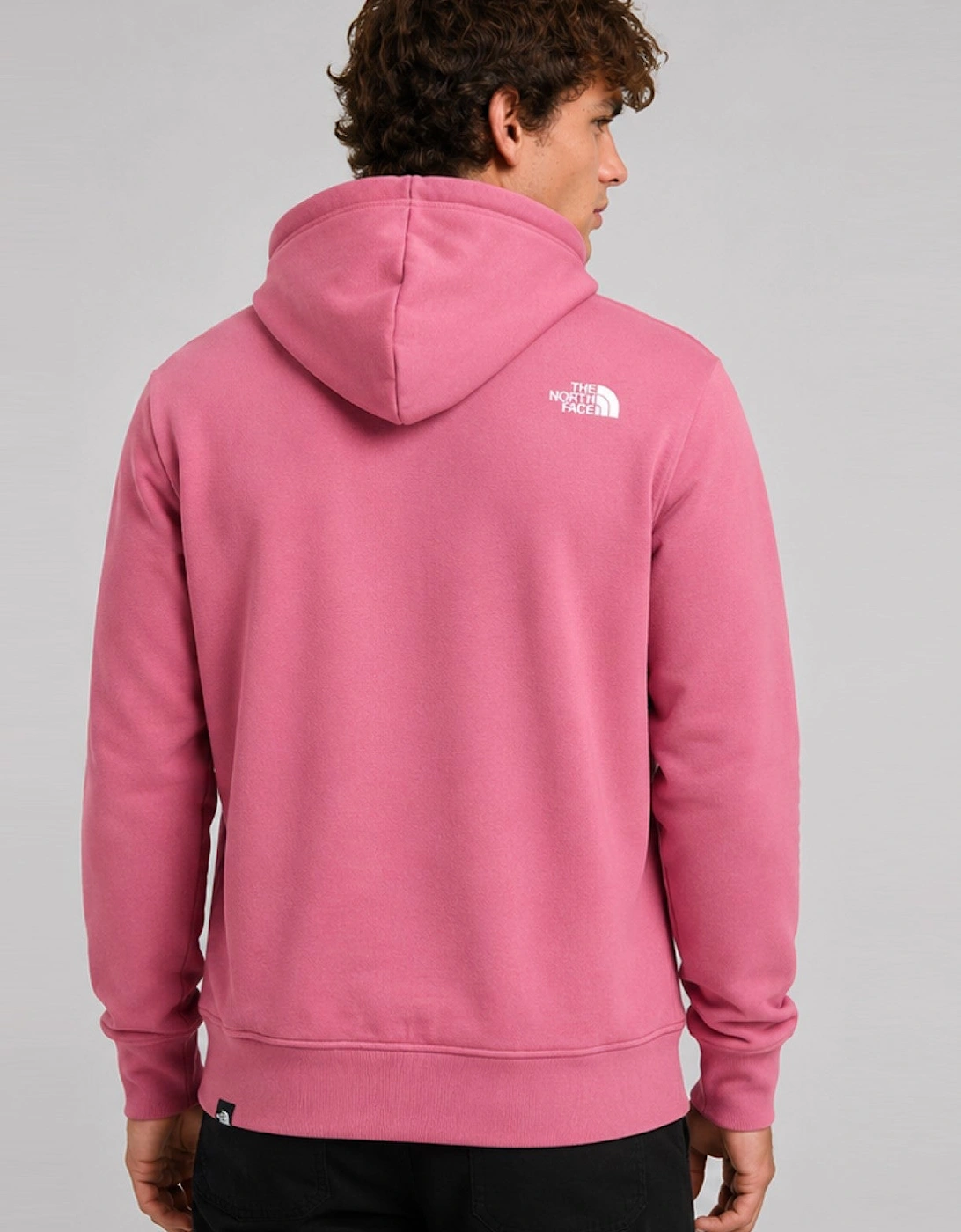 The North Face Men's Standard Half Dome Pullover Hoodie in Rose Pink