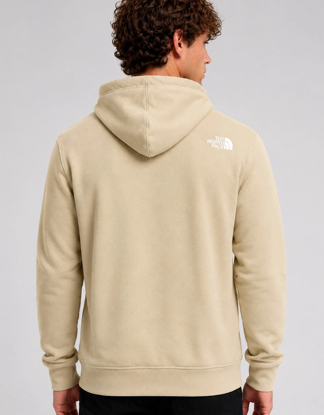 The North Face Men's Standard Half Dome Pullover Hoodie in Beige Sand