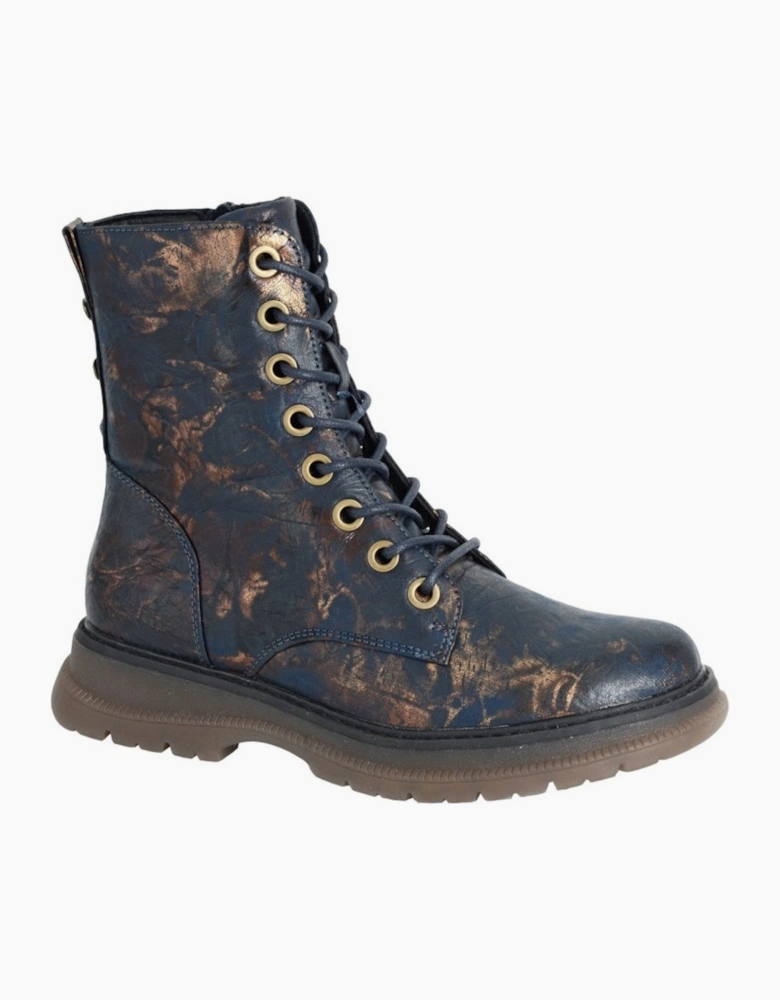 Cipriata Womens Annetta 8 Eye Lace Boots