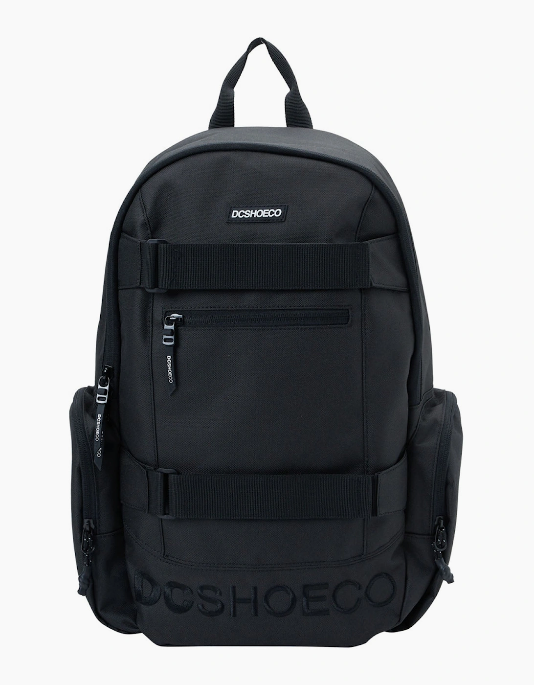 DC Shoes Adults Breed 25L External Skate Strap Travel Backpack Bag - Black, 2 of 1