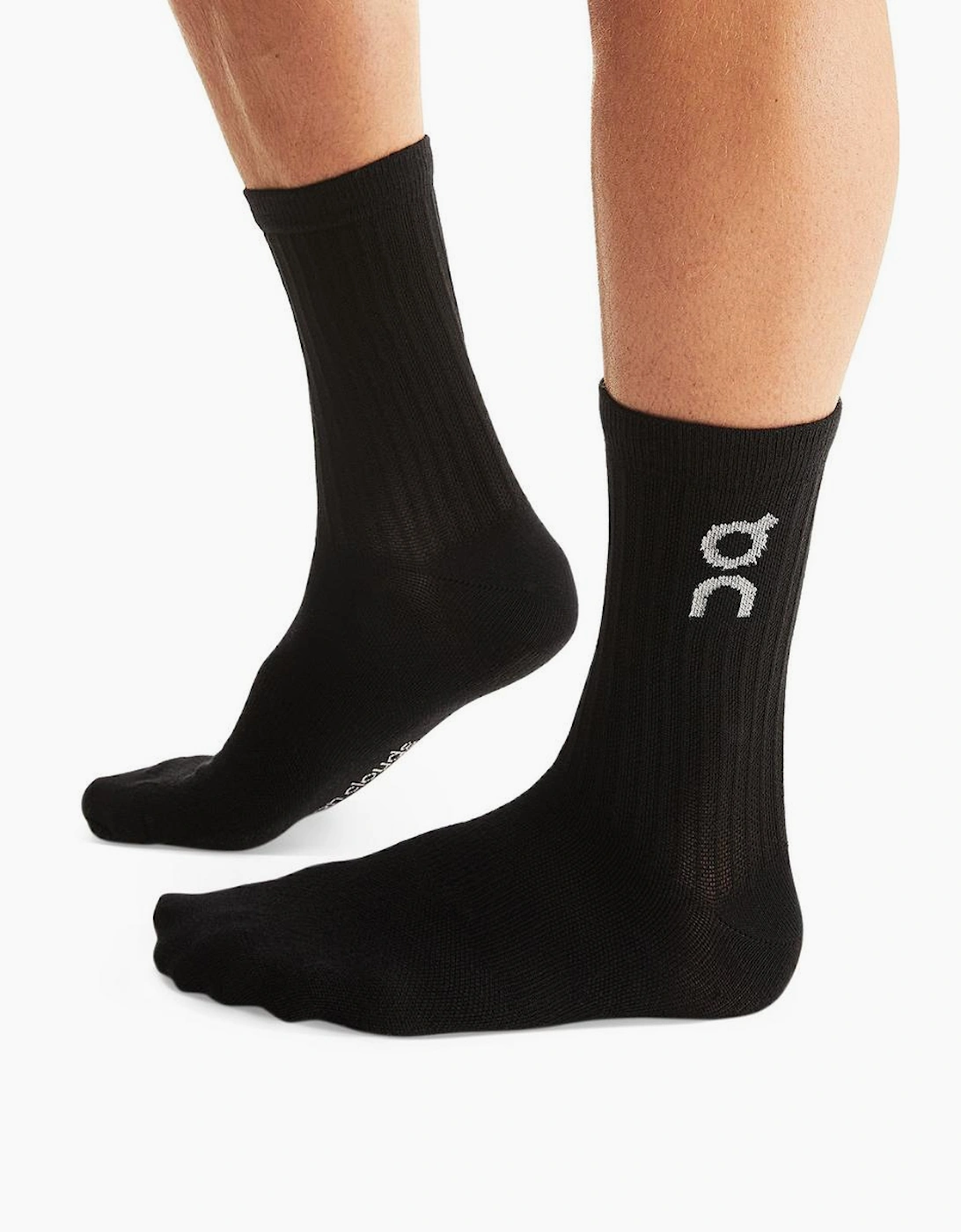 ON Cloud Running Socks High 3 Pack Black, 5 of 4