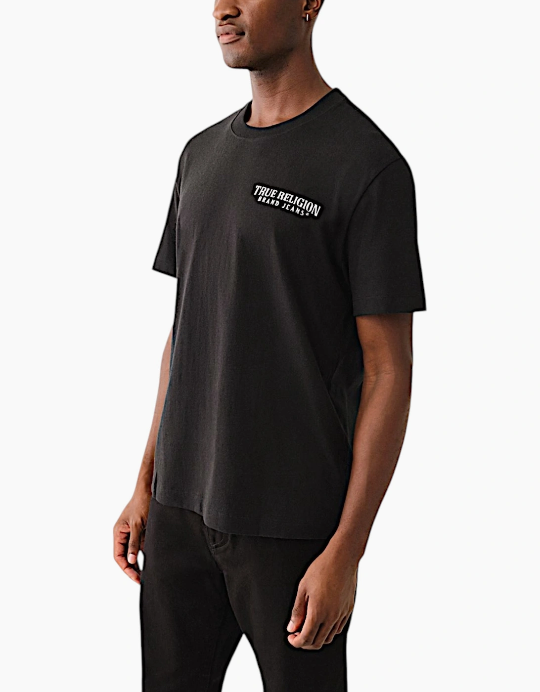 True Religion 108677 Mens T Shirts Embroidered Cotton Tee