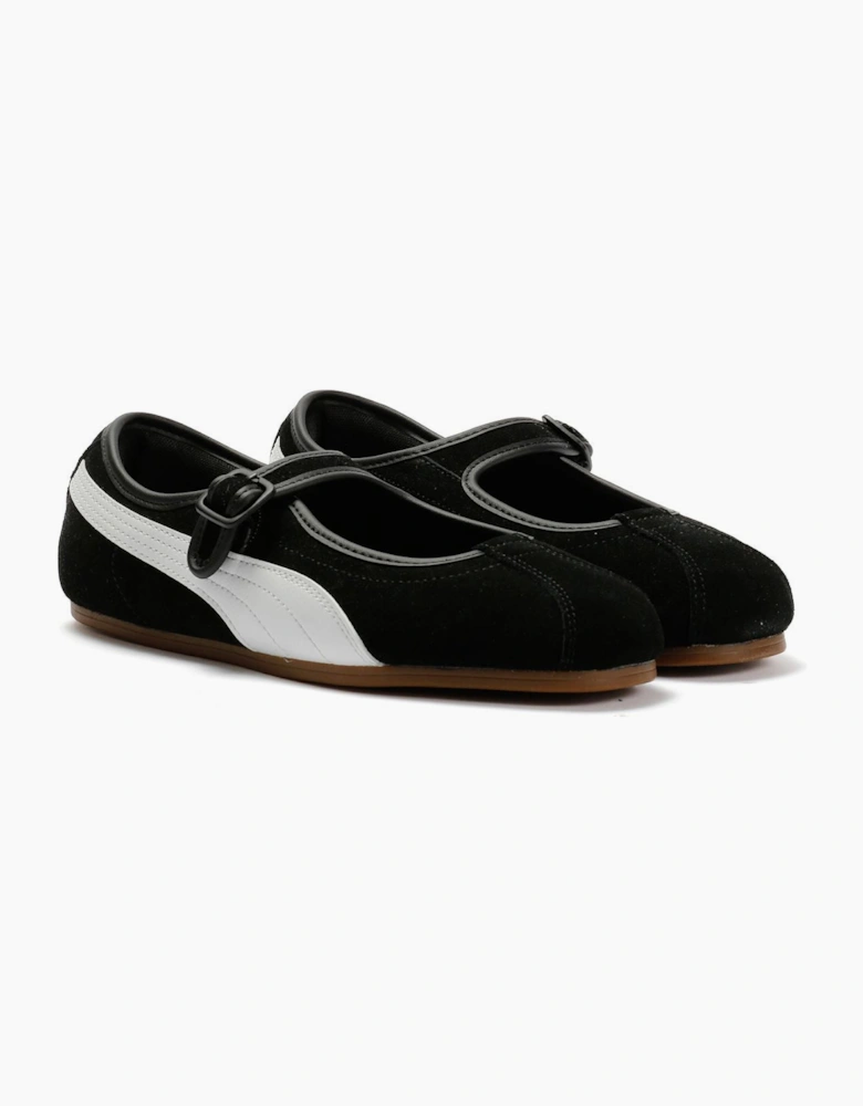 Puma Tacklette Suede Women's Black/White Shoes