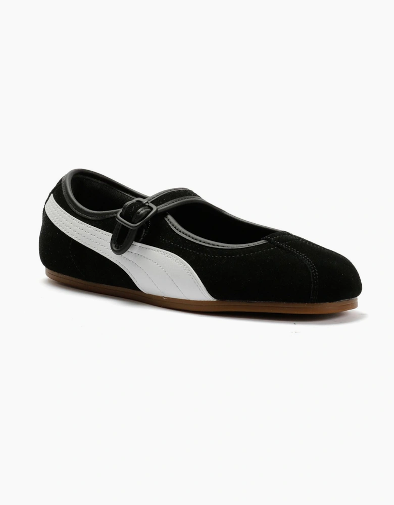 Puma Tacklette Suede Women's Black/White Shoes