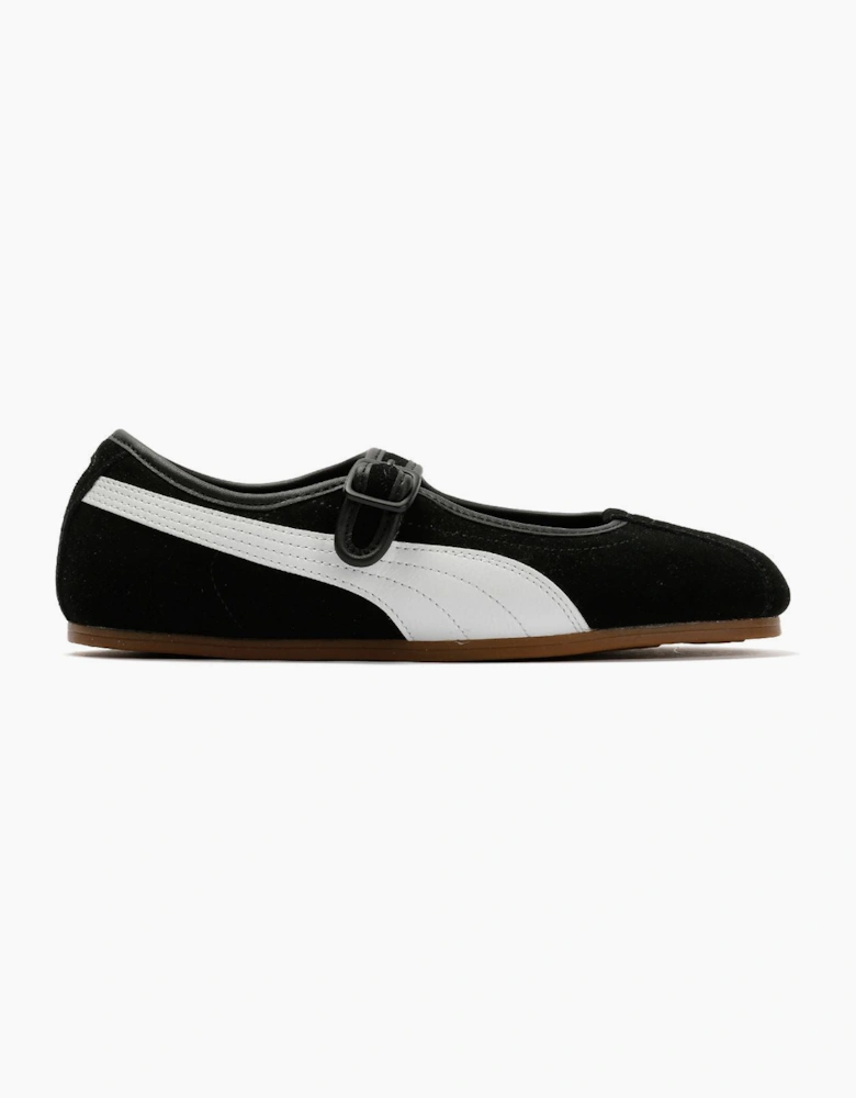 Puma Tacklette Suede Women's Black/White Shoes