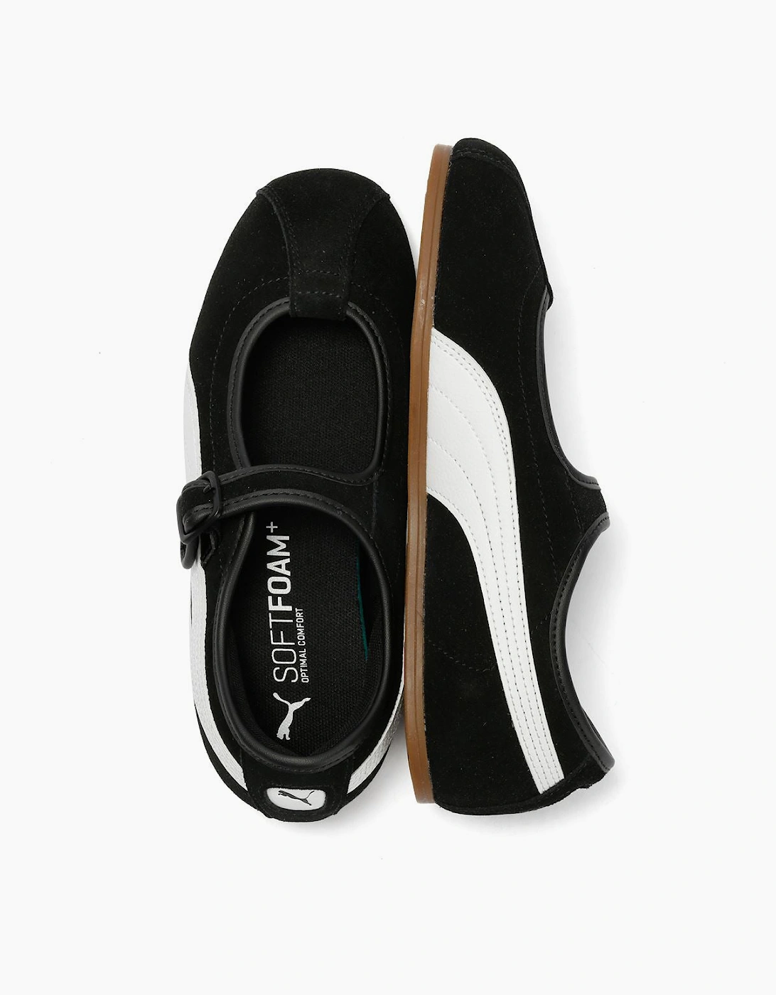Puma Tacklette Suede Women's Black/White Shoes