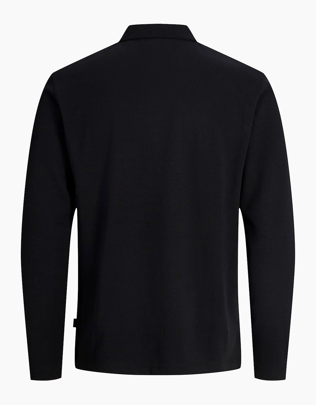 Jack & Jones JPRBLAETHAN POLO Long Sleeve TOP Black