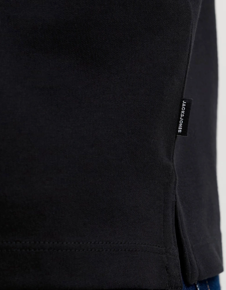 Jack & Jones JPRBLAETHAN POLO Long Sleeve TOP Black