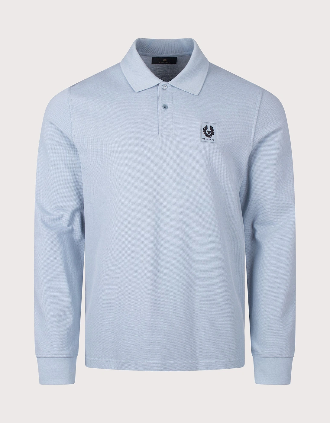 Regular Fit Belstaff Long Sleeved Polo Shirt, 5 of 4