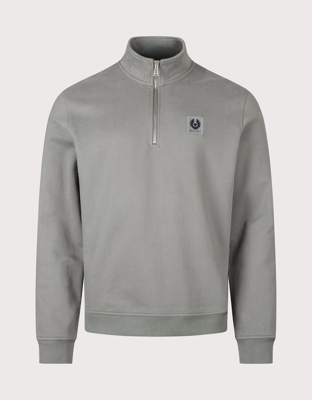 Regular Fit Belstaff Quarter Zip Sweatshirt, 4 of 3
