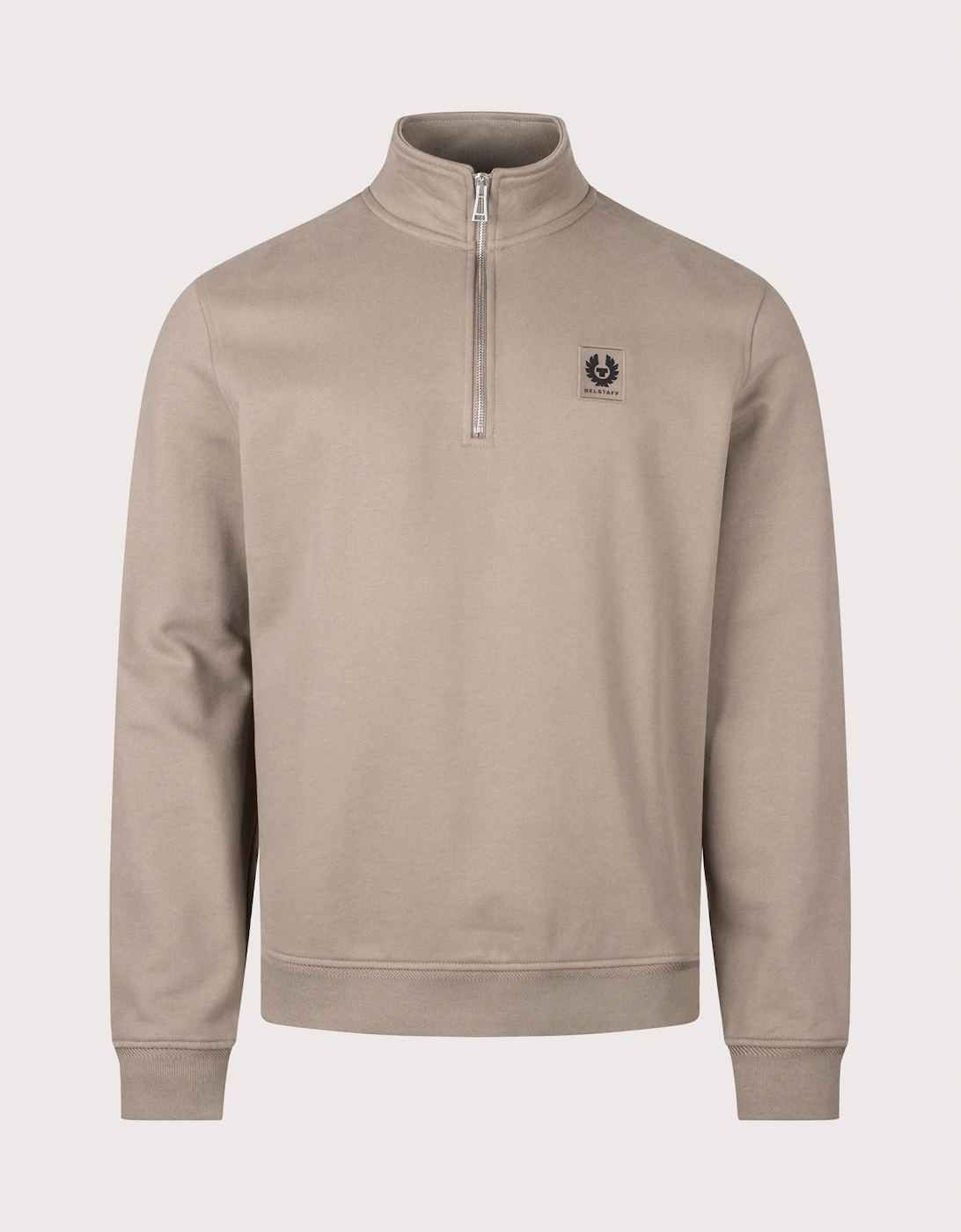 Regular Fit Belstaff Quarter Zip Sweatshirt, 5 of 4