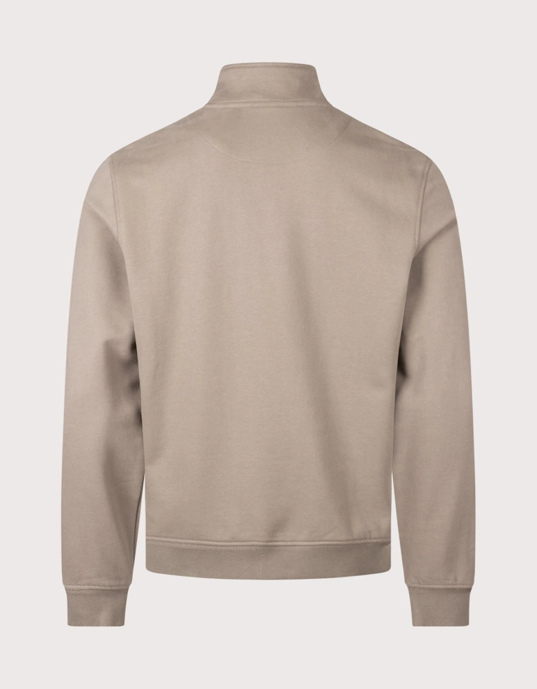 Regular Fit Belstaff Quarter Zip Sweatshirt