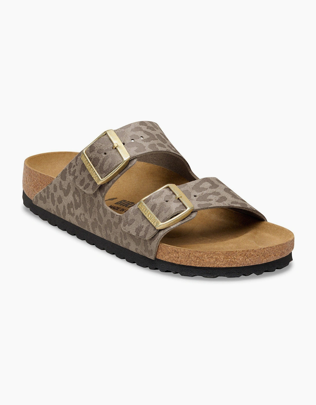 Birkenstock Arizona Synthetics Womens Sandals - Leo Grey Taupe