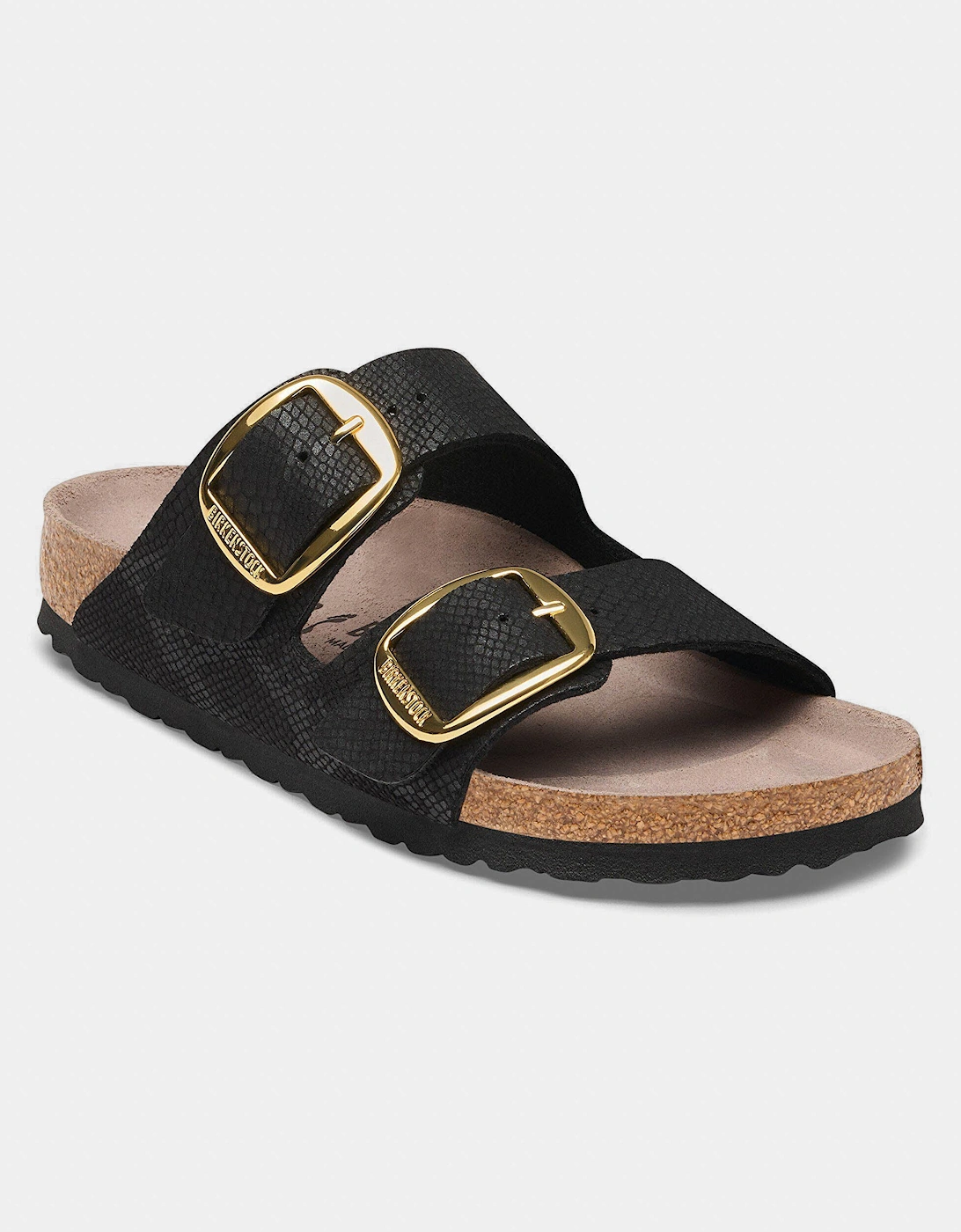 Birkenstock Arizona Big Buckle Synthetics Womens Sandals - Python Black