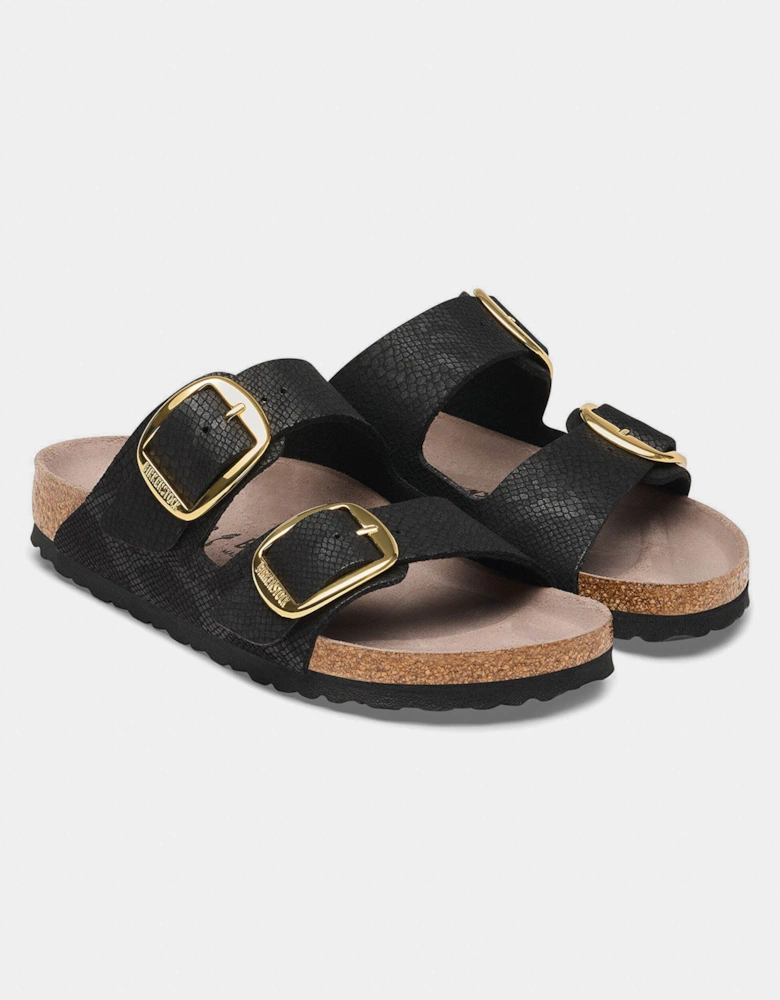 Birkenstock Arizona Big Buckle Synthetics Womens Sandals - Python Black