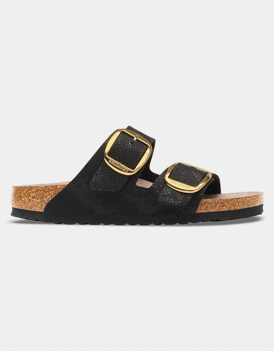 Birkenstock Arizona Big Buckle Synthetics Womens Sandals - Python Black