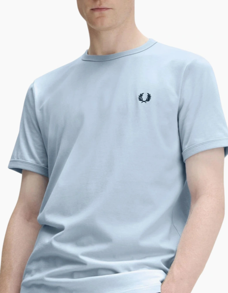 Fred Perry Mens T Shirt Ringer Crew Neck Short Sleeve Summer Tee