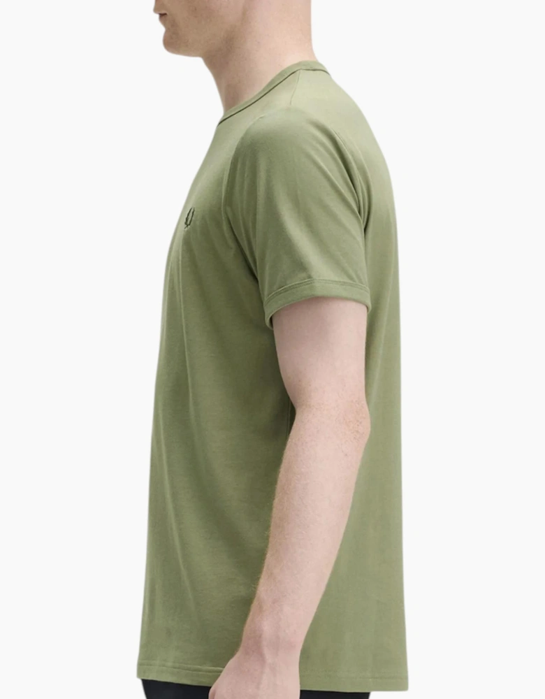 Fred Perry Mens T Shirt Ringer Crew Neck Short Sleeve Summer Tee