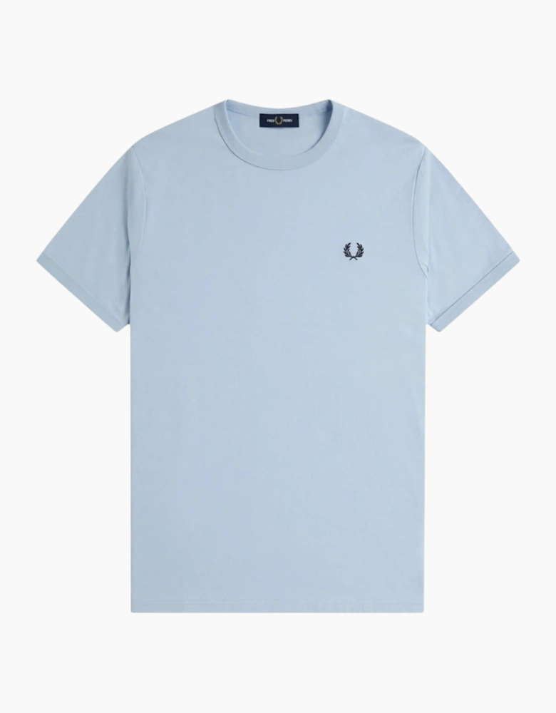 Fred Perry Mens T Shirt Ringer Crew Neck Short Sleeve Summer Tee