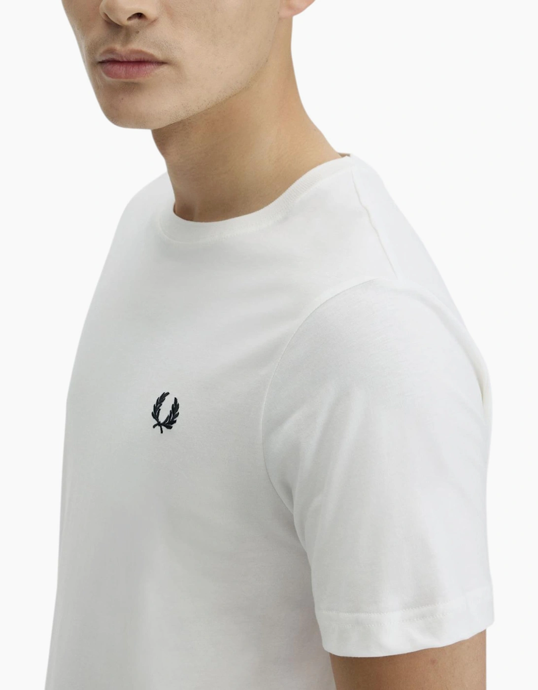 Fred Perry Mens T Shirt Ringer Crew Neck Short Sleeve Summer Tee