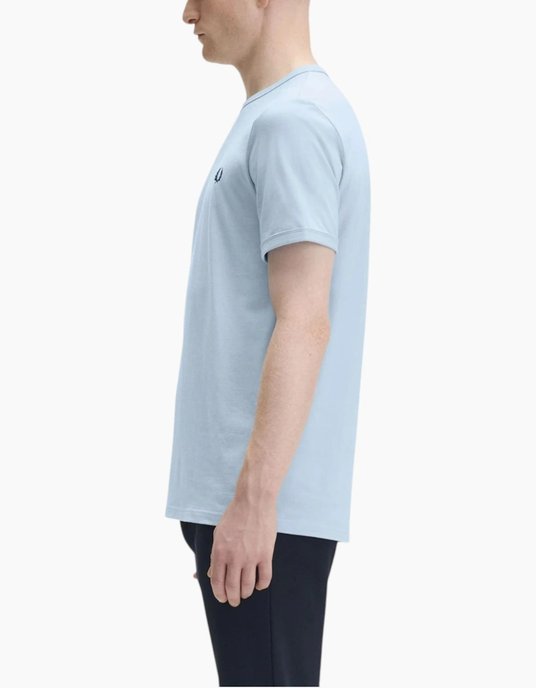 Fred Perry Mens T Shirt Ringer Crew Neck Short Sleeve Summer Tee