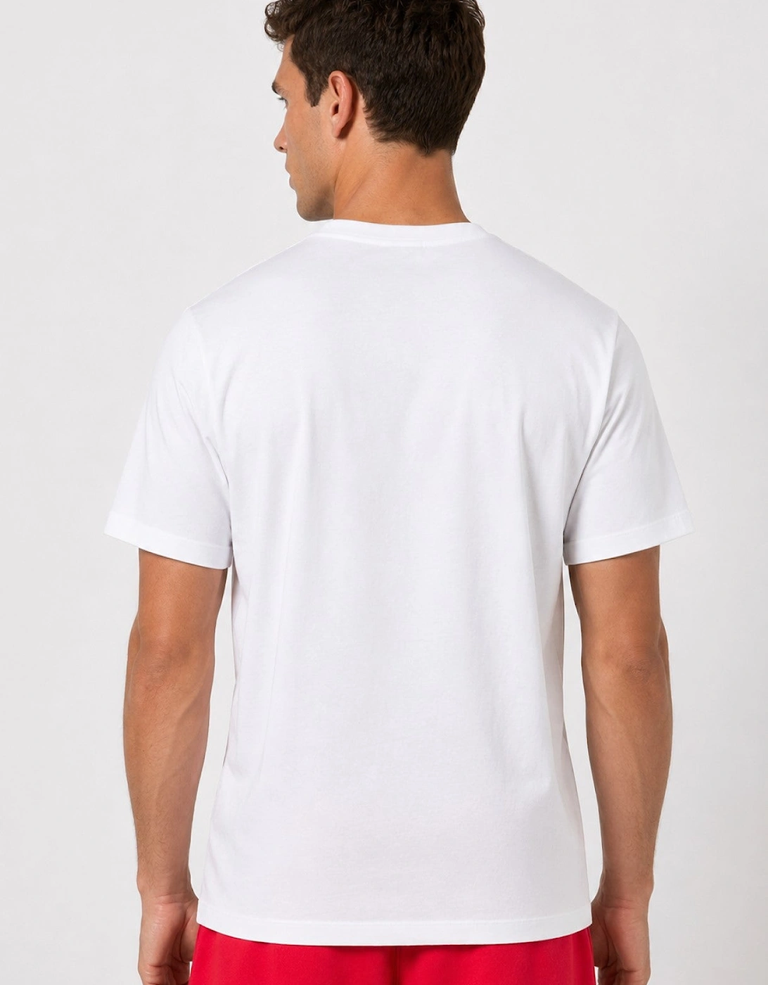 Nike Jordan Mens Jumpman Logo T-Shirt in White