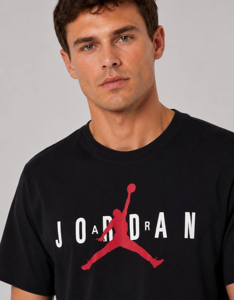 Nike Jordan Mens Jumpman Logo T-Shirt in Black