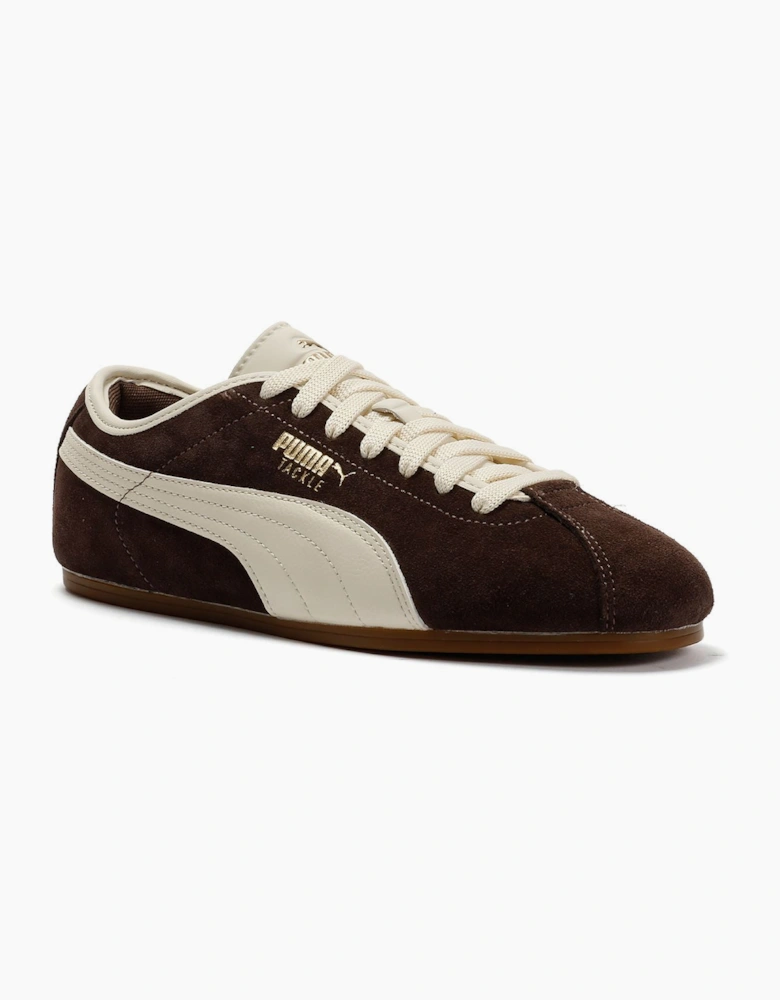 Puma Tackle Suede Chocolate/Alpine Snow Trainers