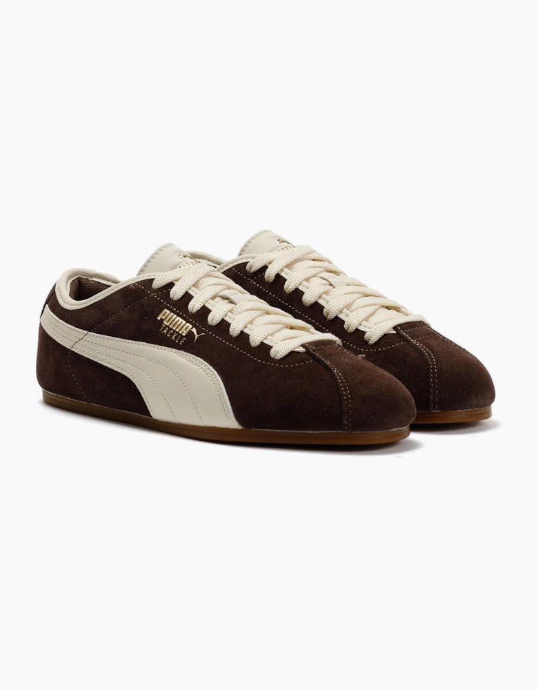 Puma Tackle Suede Chocolate/Alpine Snow Trainers
