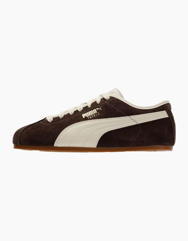 Puma Tackle Suede Chocolate/Alpine Snow Trainers
