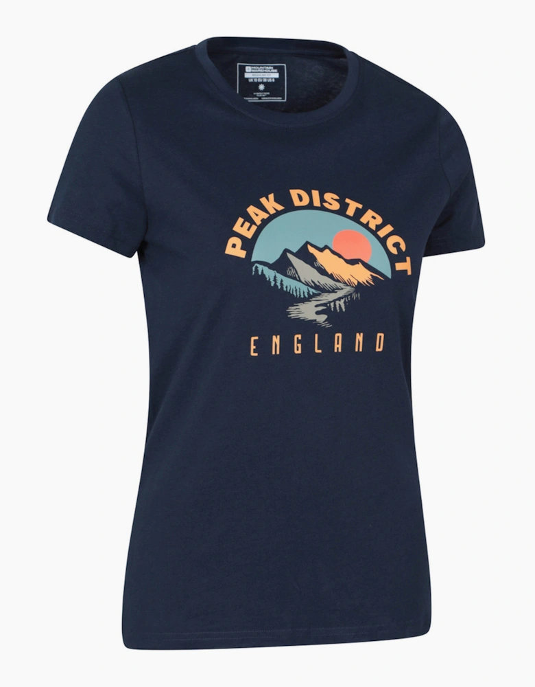 Mountain Warehouse Womens/Ladies Peak District Mountain Scene T-Shirt