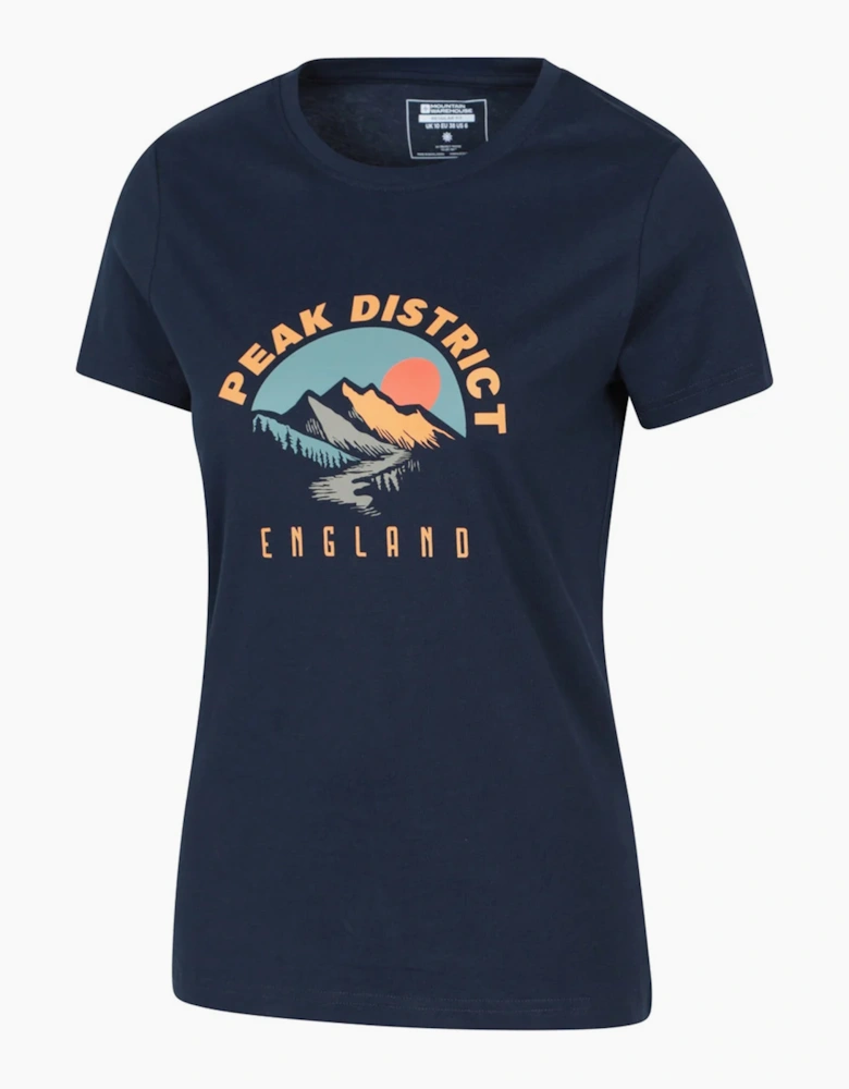 Mountain Warehouse Womens/Ladies Peak District Mountain Scene T-Shirt
