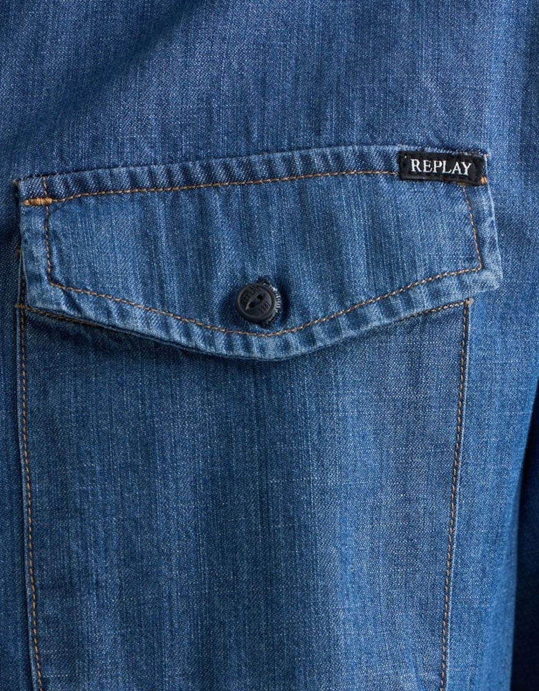 Replay Classic Western Denim Shirt
