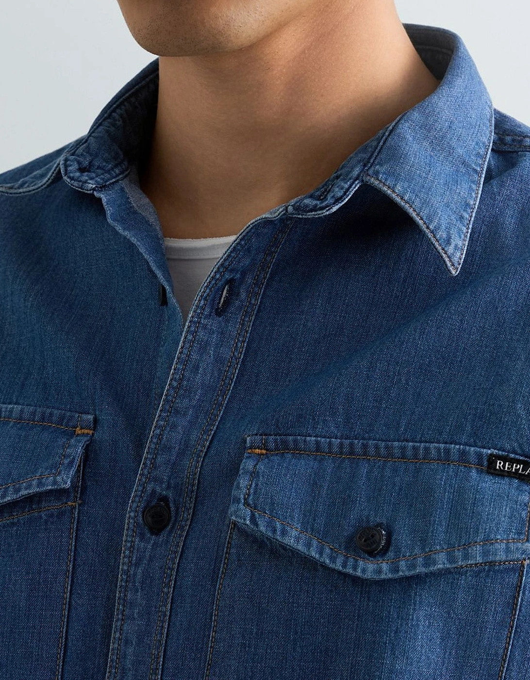 Replay Classic Western Denim Shirt