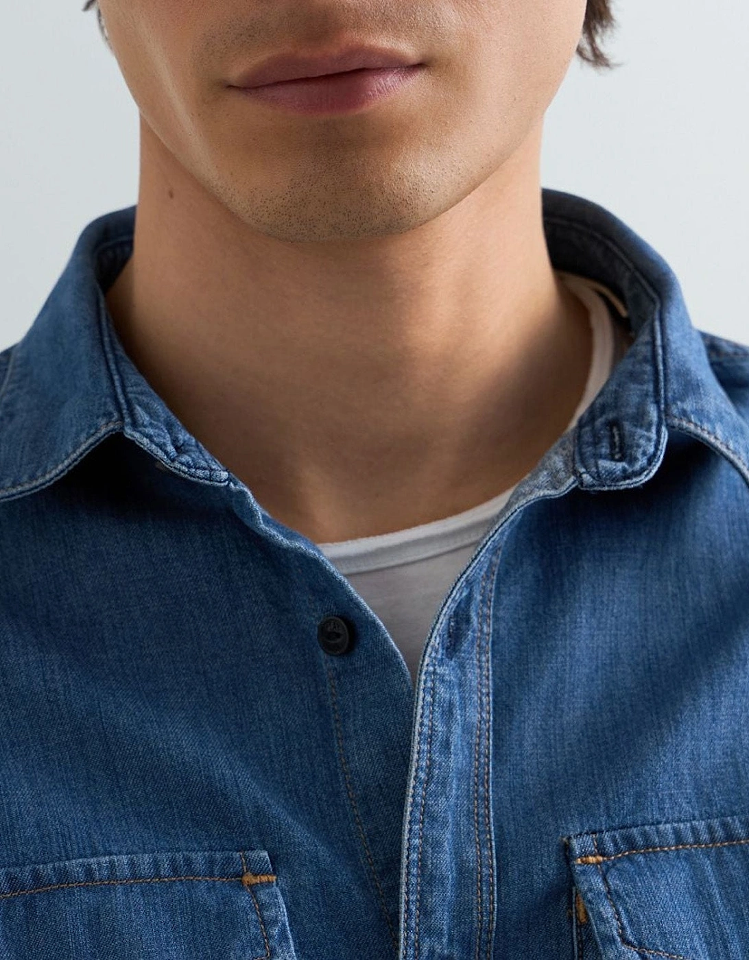 Replay Classic Western Denim Shirt