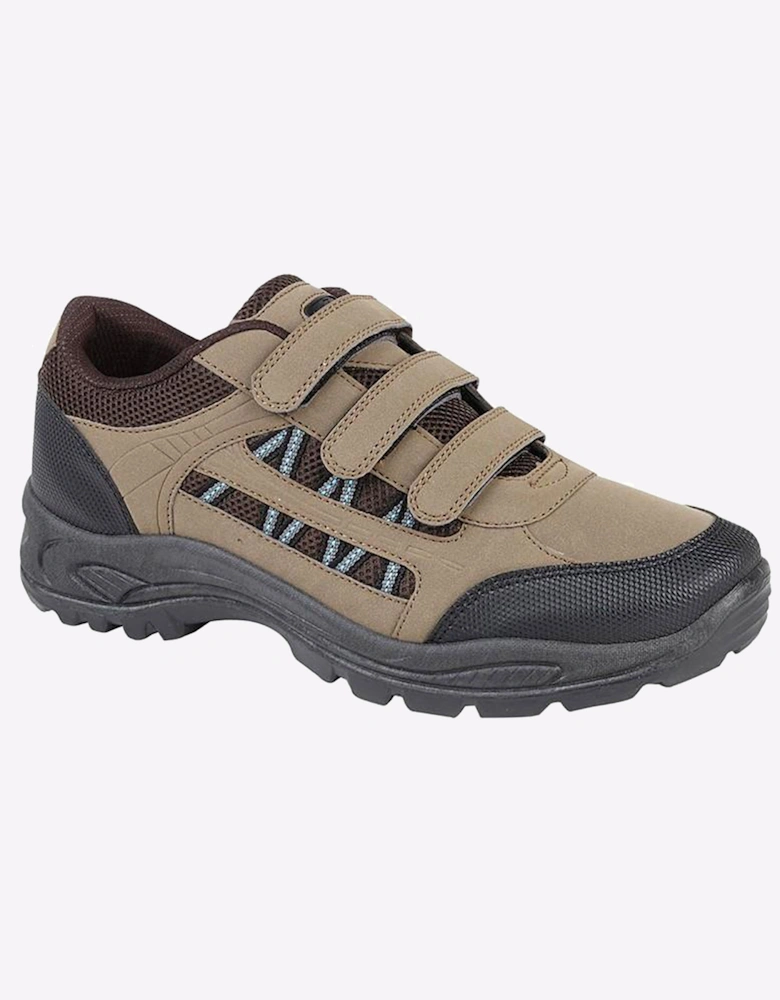 Dek Ascend Trek Mens Trail Shoes Khaki/Brown/Blue